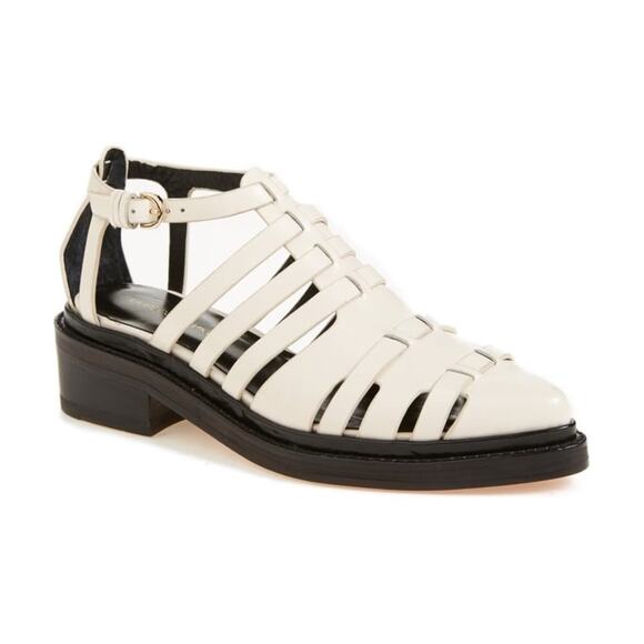 Rebecca Minkoff Hayden Sandal in Creme | Size 8M - Picture 1 of 13